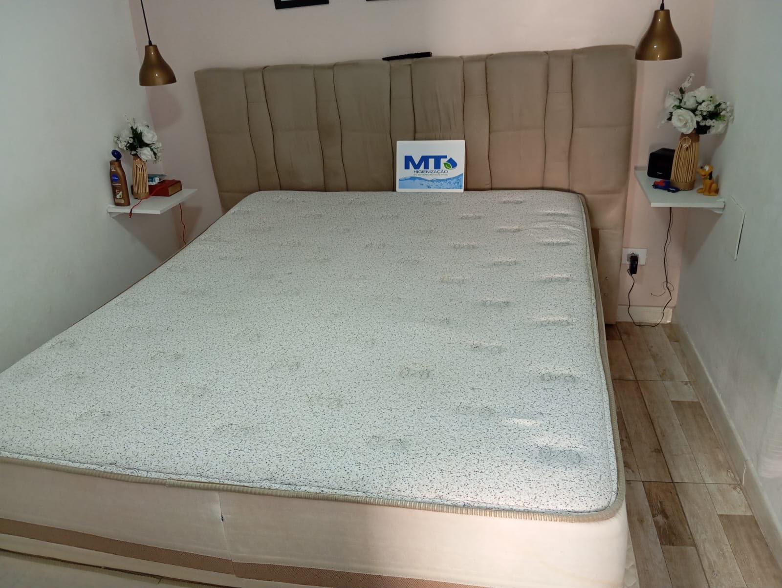 Higienização profissional de colchão